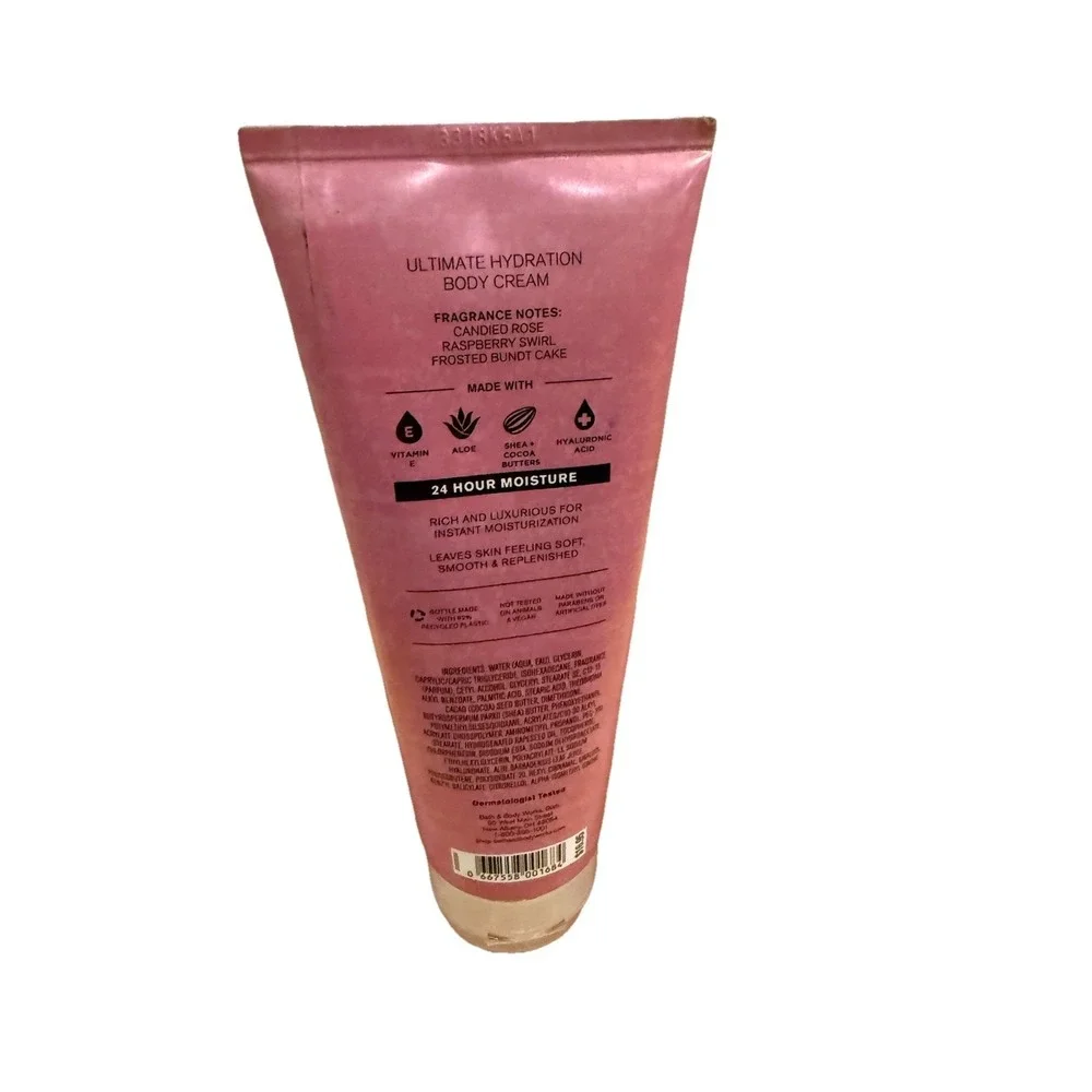 BATH & BODY WORKS SWEET PETAL POUND CAKE MOISTURE ULTRA SHEA BODY‎ CREAM 8 oz